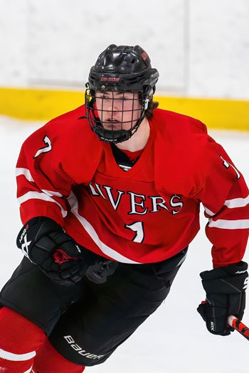 Rivers senior Phillip Tresca, a Yale recruit, scored the GWG with 32 seconds left in Wednesday's 5-4 win at Brooks.
