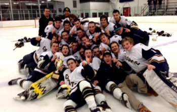 It took 2 OTs and 83:05 of play before Jeremy Germain, from Gordie Borek, scored the goal that gave Choate a 4-3 win over Nichols in the finale of the