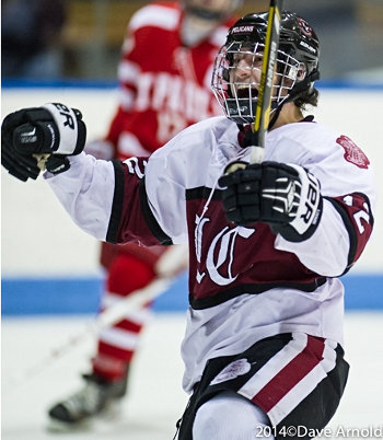 Junior Alex Esposito (2g,1a) came up big in Loomis' 3-2 win over St. Paul's in the Large School title game Sunday at Yale's Ingalls Rink