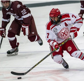 UNH '16 recruit Justin Fregona and St. Andrew's College split their weekend series vs. Shattuck-St. Mary's Feb. 20-21 in Aurora, Ont.