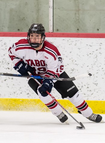 Tabor senior F and UVM recruit Jay Cote (1g, 2a) figured in all 3 Seawolves goals in Saturday's 3-3 tie with Dexter.