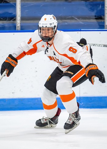 KUA senior Sullivan Mack scored the GWG, a powerplay tally in the 3rd period, in a 3-2 win at Cushing on Sat. Jan. 11. Mack, with 18 goals, is KUA's l