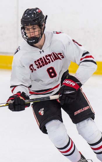 Senior Michael Callow, a Harvard commit, notched a hat trick (the third goal was an empty-netter) to lead St. Seb's past Rivers, 5-1, in Wednesday act