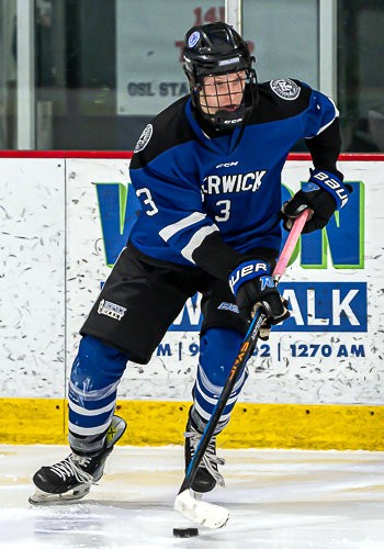 Berwick sophomore F Parker Murch (2g,1a) led Berwick to a 3-1 win over Worcester in a Holt Conference quarterfinal win Wed. Feb. 21st. Murch is fifth 