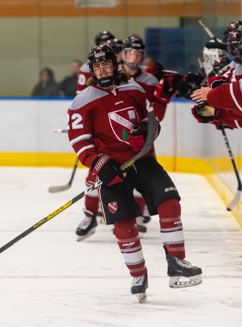Gunnery senior Zander Lizotte had 3 goals and an assist in the Highlanders 5-3 win over Pomfret in the 2020 Small School Championship Game.
