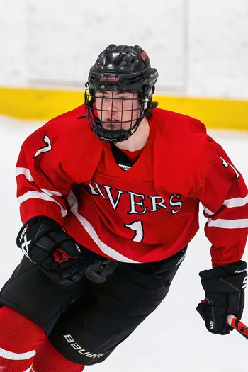 Rivers senior Phillip Tresca, a Yale recruit, scored the GWG with 32 seconds left in Wednesday's 5-4 win at Brooks.
