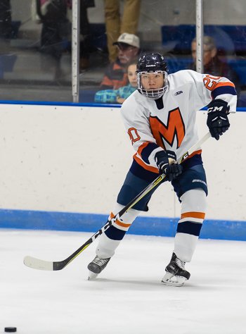 Milton senior F Tiger Zhang at the Flood-Marr Tournament.