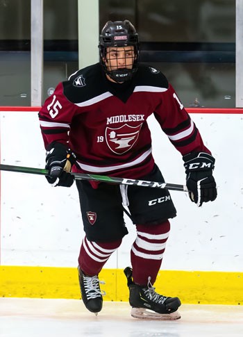 Middlesex senior Colin Craig notched 4 goals in Wednesday's 9-4 win over Portsmouth Abbey. Middlesex has a 5-game win streak going.