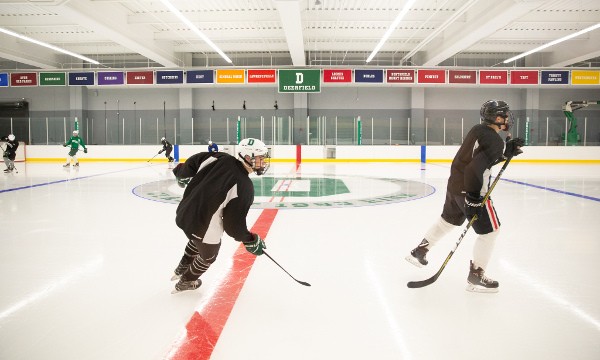 Deerfield Academy has opened a spiffy new athletic facility, with a new rink. We haven't seen it yet, but from photos it looks like a modernized versi