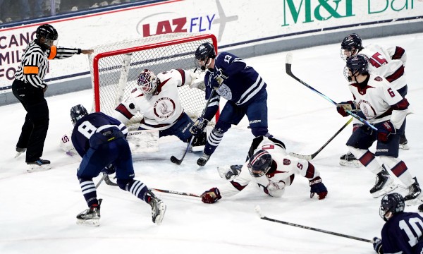 Avon Old Farms junior netminder Will Bagot entered Sunday's Elite 8 Tournament Championship Game in relief of Anthony Palmer, who was injured two minu
