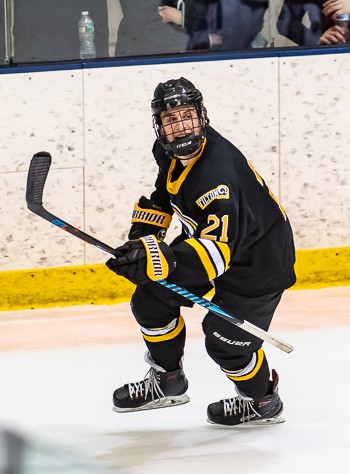 Senior F Brendan Sjostedt (2g,1a) helped Tilton to a 5-3 win over Holderness in the Small School title game on Sunday in Manchester, NH.