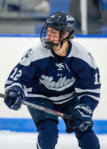 Nobles junior David Jacobs had 5 points (1g,4a) in the Bulldogs 5-1 win over Thayer Sat. Jan. 11th.